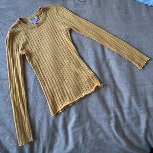 Long Sleeve Ribbed T-Shirt